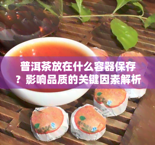 普洱茶放在什么容器保存？影响品质的关键因素解析