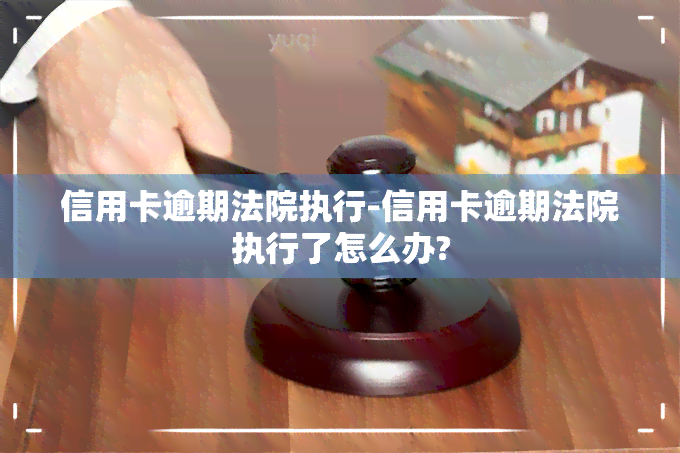 信用卡逾期法院执行-信用卡逾期法院执行了怎么办?