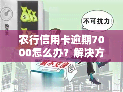 农行信用卡逾期7000怎么办？解决方案全解析