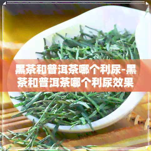 黑茶和普洱茶哪个利尿-黑茶和普洱茶哪个利尿效果好