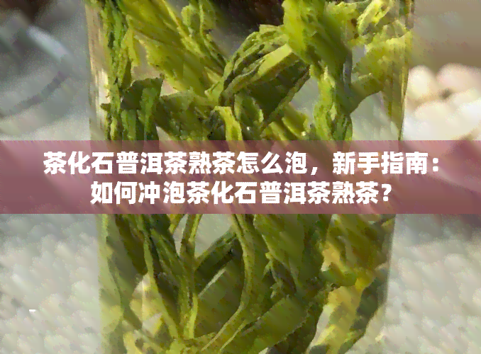 茶化石普洱茶熟茶怎么泡，新手指南：如何冲泡茶化石普洱茶熟茶？