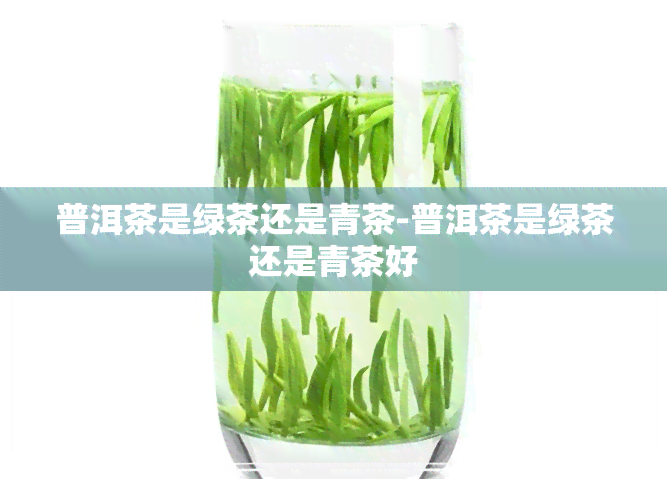 普洱茶是绿茶还是青茶-普洱茶是绿茶还是青茶好