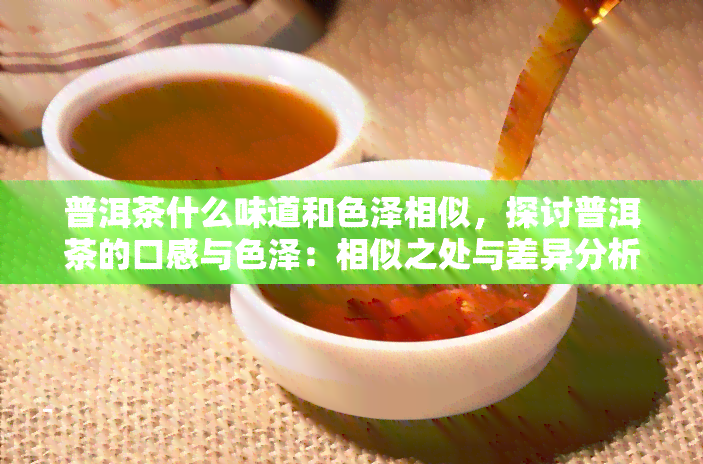 普洱茶什么味道和色泽相似，探讨普洱茶的口感与色泽：相似之处与差异分析