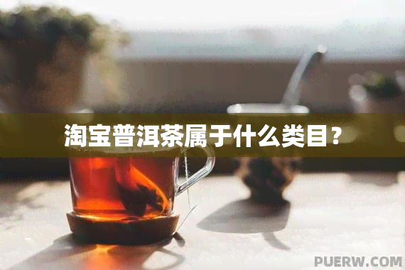 淘宝普洱茶属于什么类目？