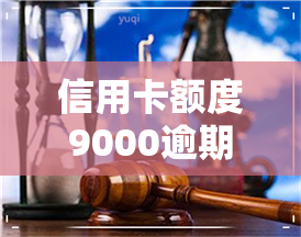 信用卡额度9000逾期-信用卡额度9000逾期了怎么办