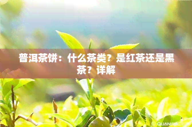 普洱茶饼：什么茶类？是红茶还是黑茶？详解