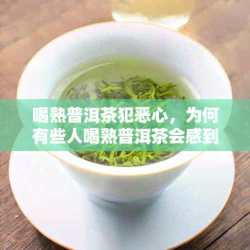 喝熟普洱茶犯恶心，为何有些人喝熟普洱茶会感到恶心？