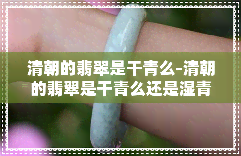 清朝的翡翠是干青么-清朝的翡翠是干青么还是湿青