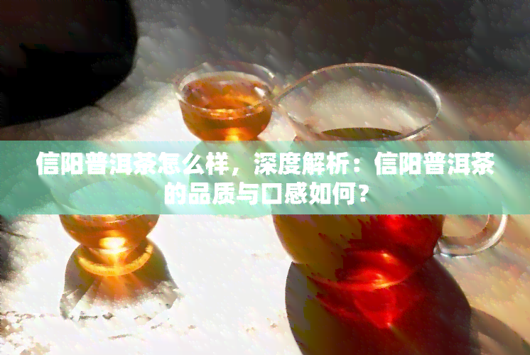 信阳普洱茶怎么样，深度解析：信阳普洱茶的品质与口感如何？