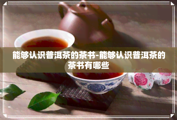 能够认识普洱茶的茶书-能够认识普洱茶的茶书有哪些