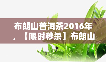 布朗山普洱茶2016年，【限时秒杀】布朗山2016年古树纯料普洱生茶熟茶七子饼茶叶礼盒装新年送礼佳品茶叶，买即享优！