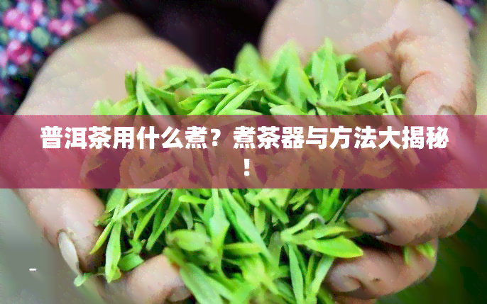 普洱茶用什么煮？煮茶器与方法大揭秘！