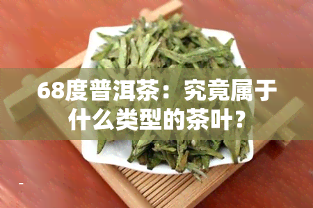 68度普洱茶：究竟属于什么类型的茶叶？