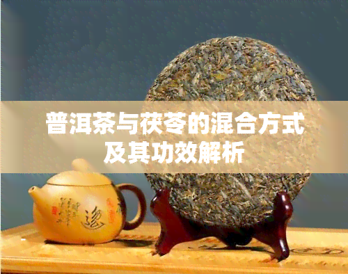 普洱茶与茯苓的混合方式及其功效解析