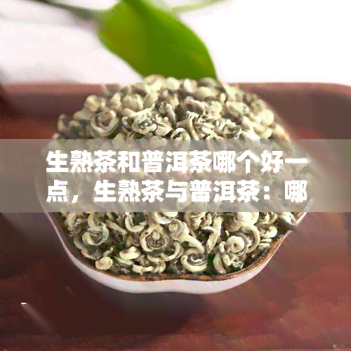 生熟茶和普洱茶哪个好一点，生熟茶与普洱茶：哪种更好？