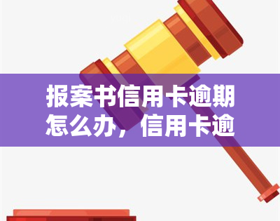 报案书信用卡逾期怎么办，信用卡逾期报案处理指南