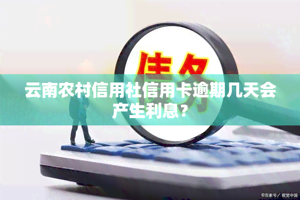 云南农村信用社信用卡逾期几天会产生利息？