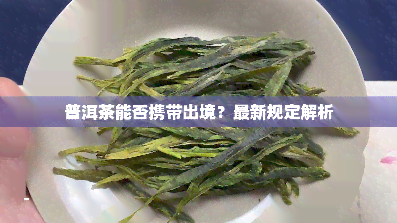 普洱茶能否携带出境？最新规定解析