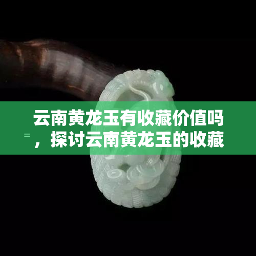 云南黄龙玉有收藏价值吗，探讨云南黄龙玉的收藏价值：网友的观点解析