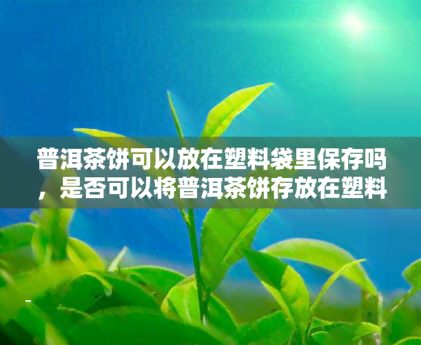 普洱茶饼可以放在塑料袋里保存吗，是否可以将普洱茶饼存放在塑料袋中？