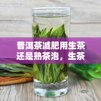 普洱茶减肥用生茶还是熟茶泡，生茶or熟茶？普洱茶减肥该选哪个泡法？