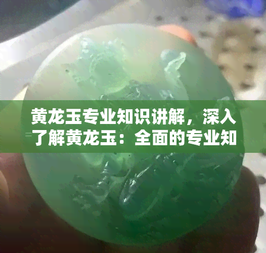 黄龙玉专业知识讲解，深入了解黄龙玉：全面的专业知识讲解