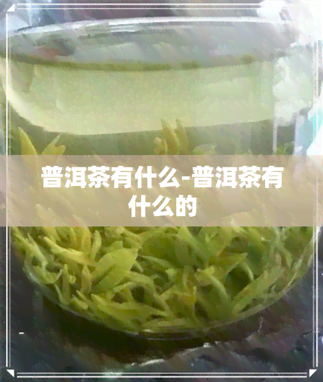 普洱茶有什么-普洱茶有什么的