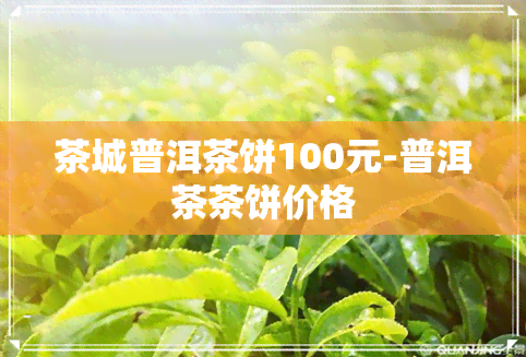 茶城普洱茶饼100元-普洱茶茶饼价格