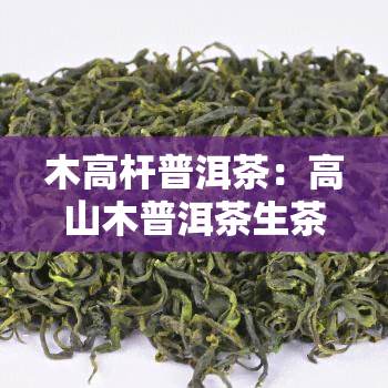 木高杆普洱茶：高山木普洱茶生茶价格全揭秘