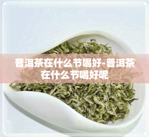 普洱茶在什么节喝好-普洱茶在什么节喝好呢