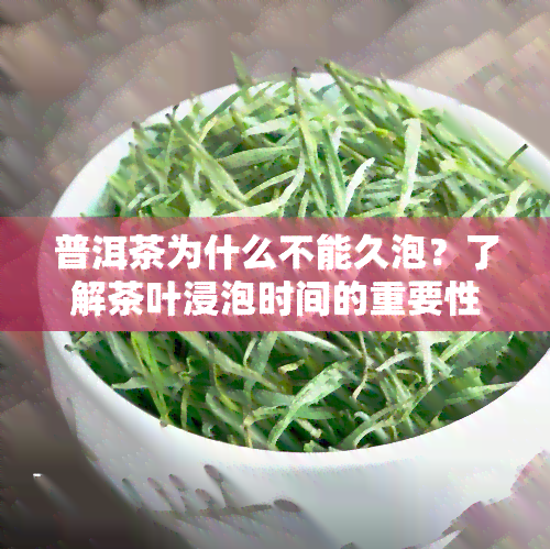 普洱茶为什么不能久泡？了解茶叶浸泡时间的重要性