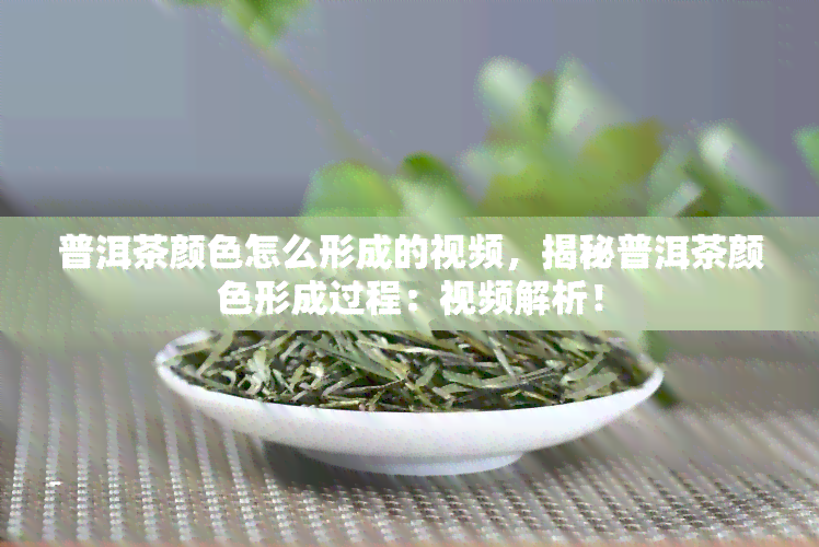 普洱茶颜色怎么形成的视频，揭秘普洱茶颜色形成过程：视频解析！