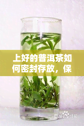 上好的普洱茶如何密封存放，保存上好普洱茶的秘诀：正确密封存方法