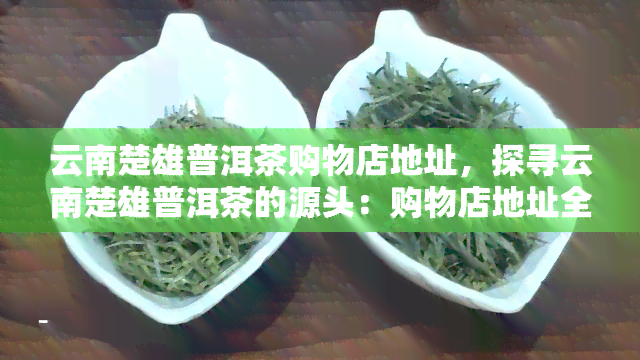 云南楚雄普洱茶购物店地址，探寻云南楚雄普洱茶的源头：购物店地址全攻略