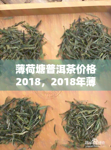 薄荷塘普洱茶价格2018，2018年薄荷塘普洱茶价格一览