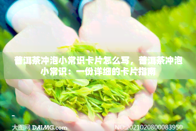 普洱茶冲泡小常识卡片怎么写，普洱茶冲泡小常识：一份详细的卡片指南