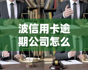 波信用卡逾期公司怎么处理，波信用卡逾期：公司应如何应对？