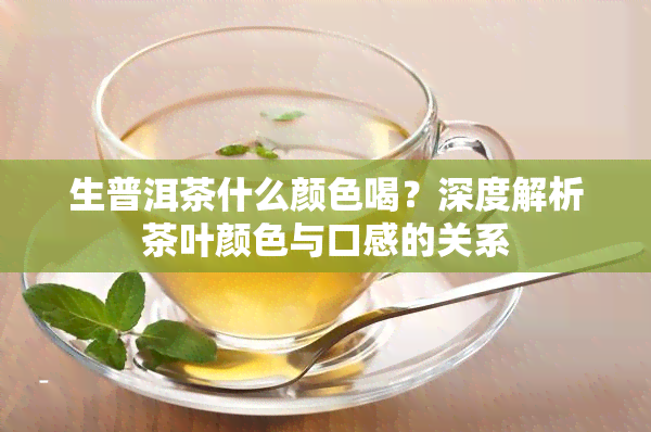 生普洱茶什么颜色喝？深度解析茶叶颜色与口感的关系