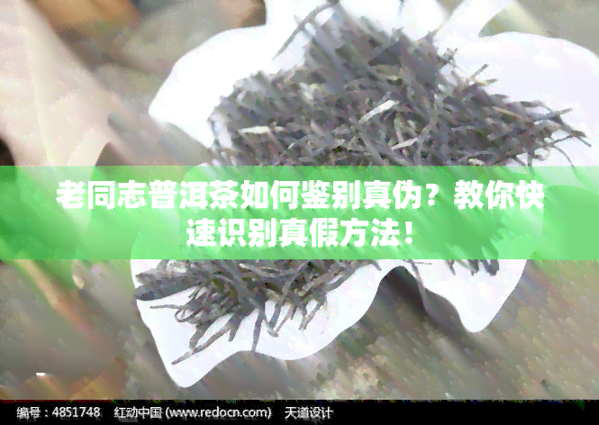 老同志普洱茶如何鉴别真伪？教你快速识别真假方法！