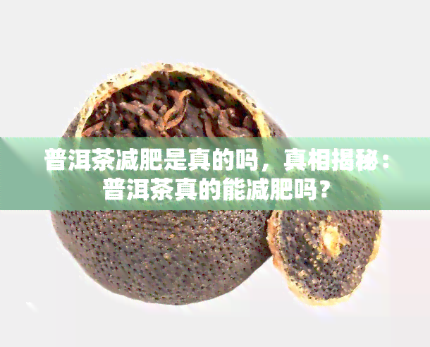 普洱茶减肥是真的吗，真相揭秘：普洱茶真的能减肥吗？