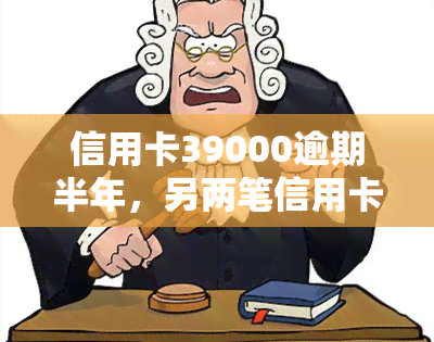 信用卡39000逾期半年，另两笔信用卡也逾期半年，总额达45000元