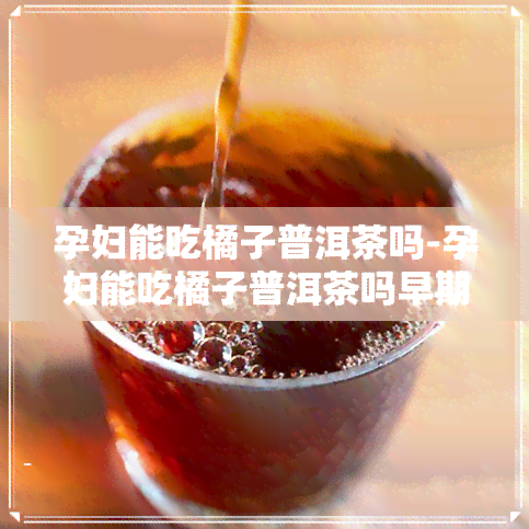 孕妇能吃橘子普洱茶吗-孕妇能吃橘子普洱茶吗早期