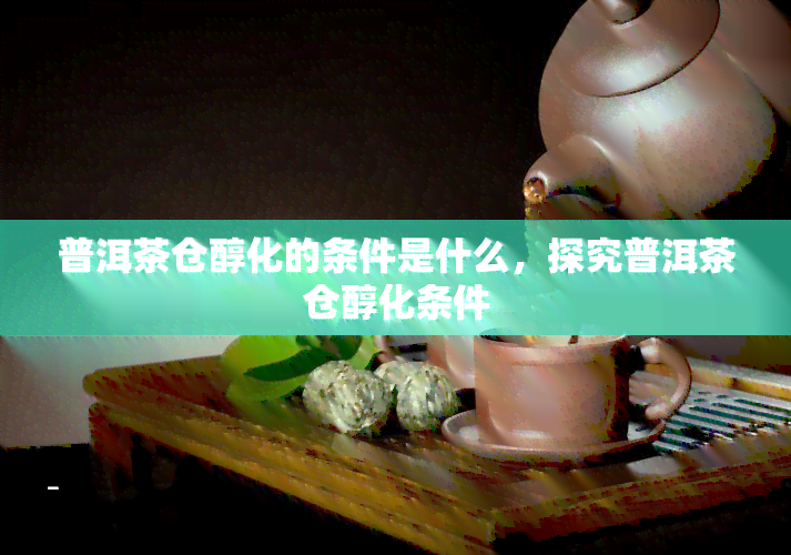 普洱茶仓醇化的条件是什么，探究普洱茶仓醇化条件