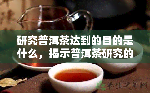 研究普洱茶达到的目的是什么，揭示普洱茶研究的目的：一深入探究