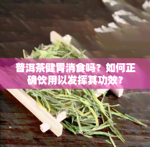 普洱茶健胃消食吗？如何正确饮用以发挥其功效？