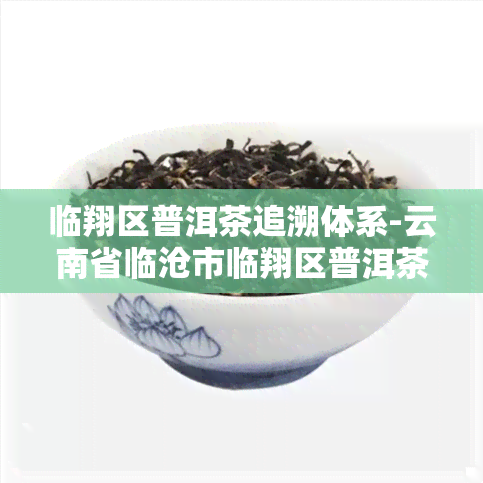 临翔区普洱茶追溯体系-云南省临沧市临翔区普洱茶