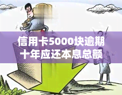 信用卡5000块逾期十年应还本息总额是多少？