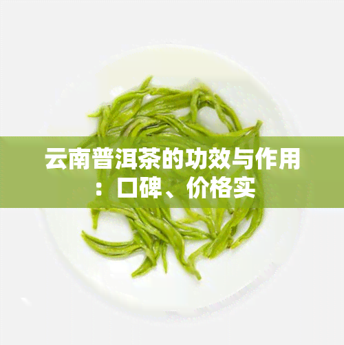 云南普洱茶的功效与作用：口碑、价格实