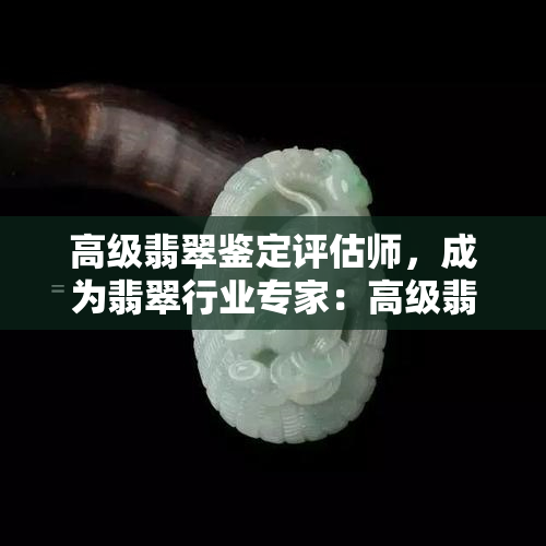 高级翡翠鉴定评估师，成为翡翠行业专家：高级翡翠鉴定评估师的职业解析