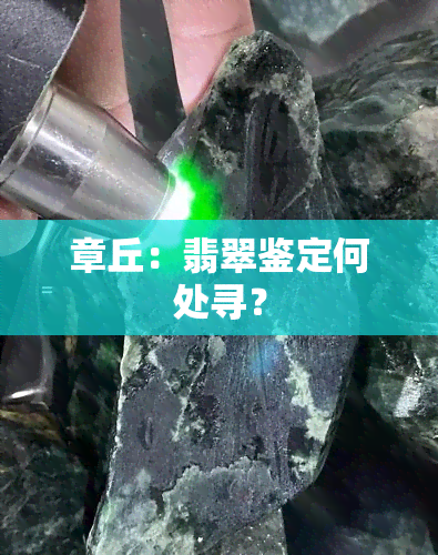 章丘：翡翠鉴定何处寻？